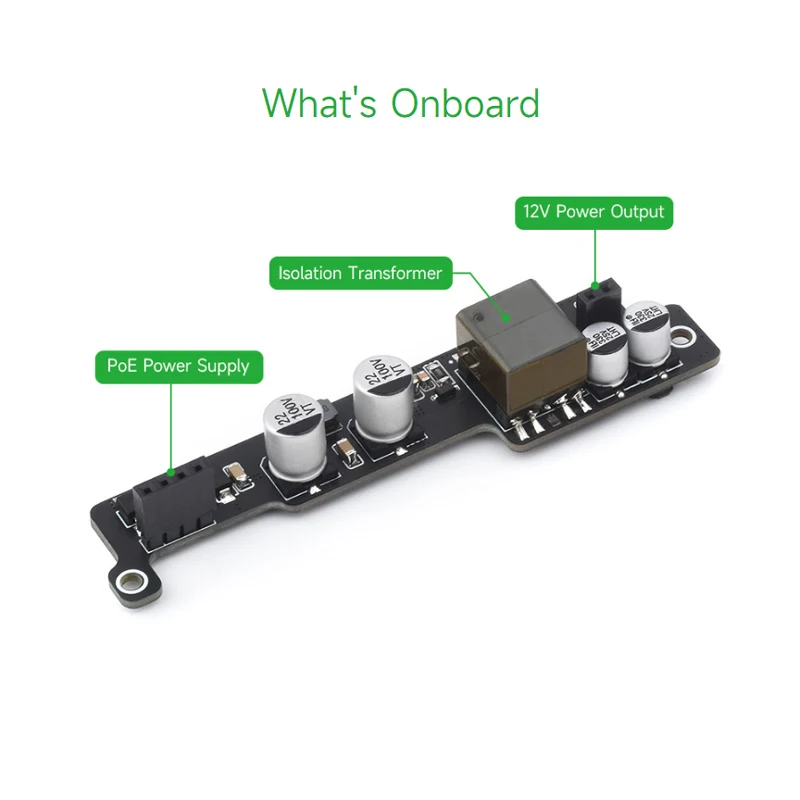 PoE Expansion Board For NVIDIA Jetson Orin Nano/NX Supports IEEE 802.3af/at PoE Mini Jetson Orin PoE Module