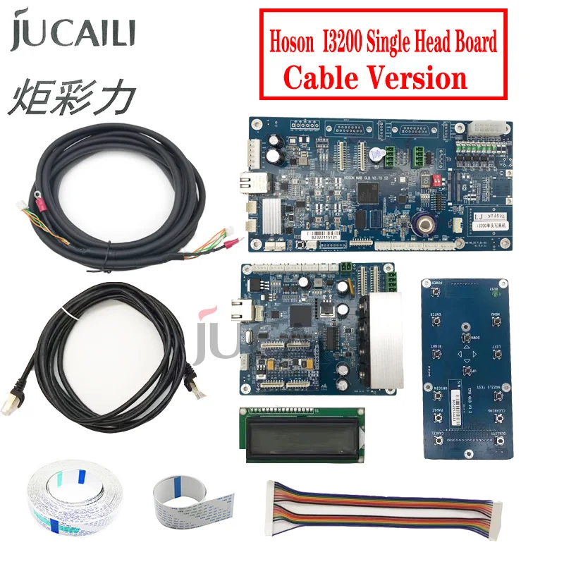 

Jucaili one set Hoson Board for Epson i3200 xp600 Single head Board for ECO Solvent Printer cable version for solvent printer