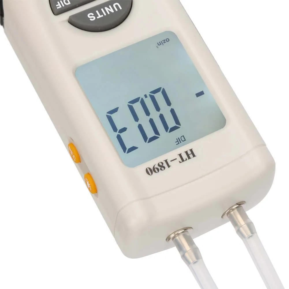 Digital Differential Pressure Tester HT-1890 for Measuring Pressure Difference in Fume Hoods Biosafety Cabinets and Labs