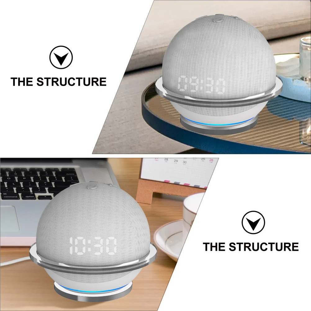 

Wall Mounted Speaker Cases for 4 Acrylic Holder Bracket Secure Stable Fit Ideal for Home Office Decoration Use