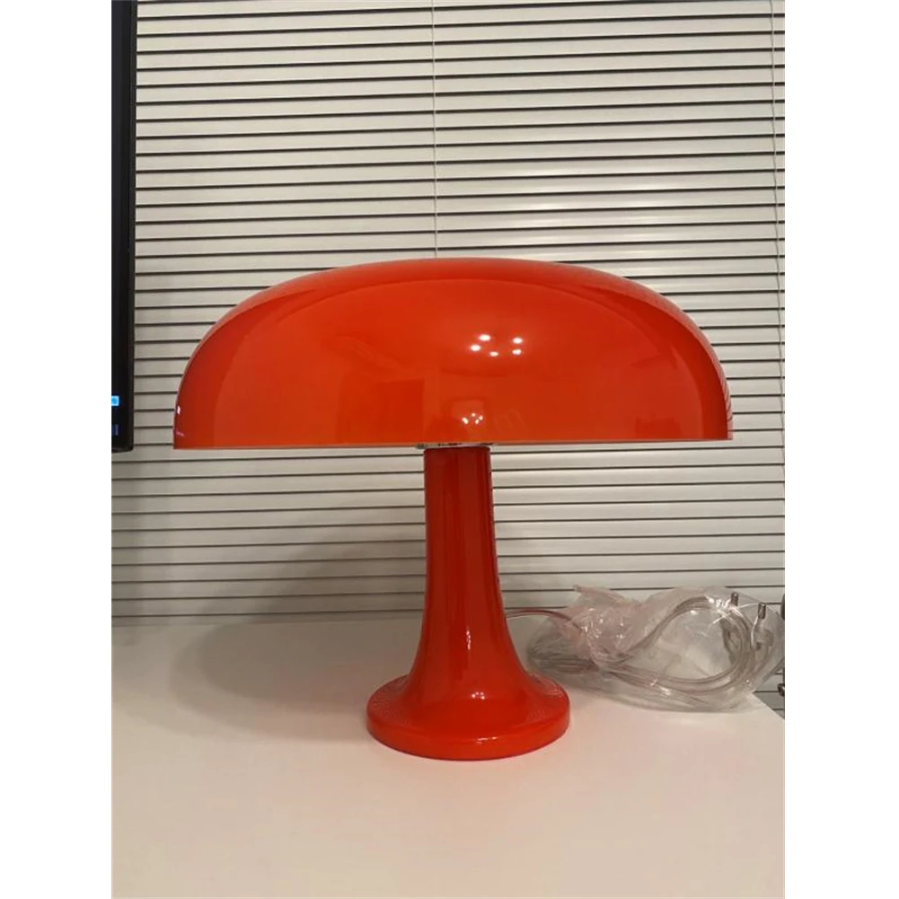 Lámpara de mesa de seta danesa, lámpara Vintage de diseño Nesso para dormitorio, decoración de sala de estar, lámpara LED de acrílico con 4 bombillas