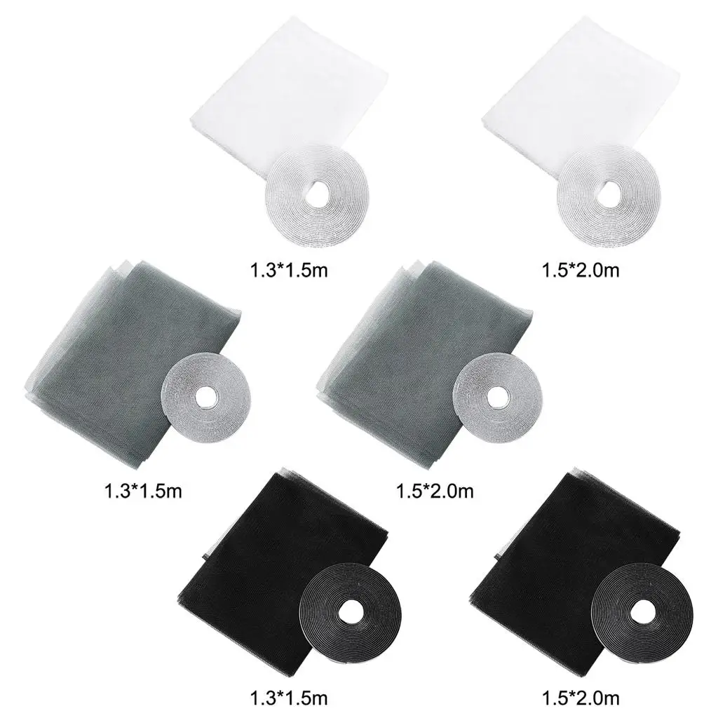 Polyester Fabric Anti- Net for Windows DIY Size, Easy to Fit and Remove