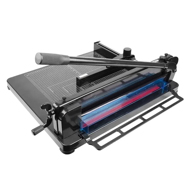 ZEQUAN Black Manual Guillotine Trimmer 858 A3 Heavy Duty Desktop Paper Cutter
