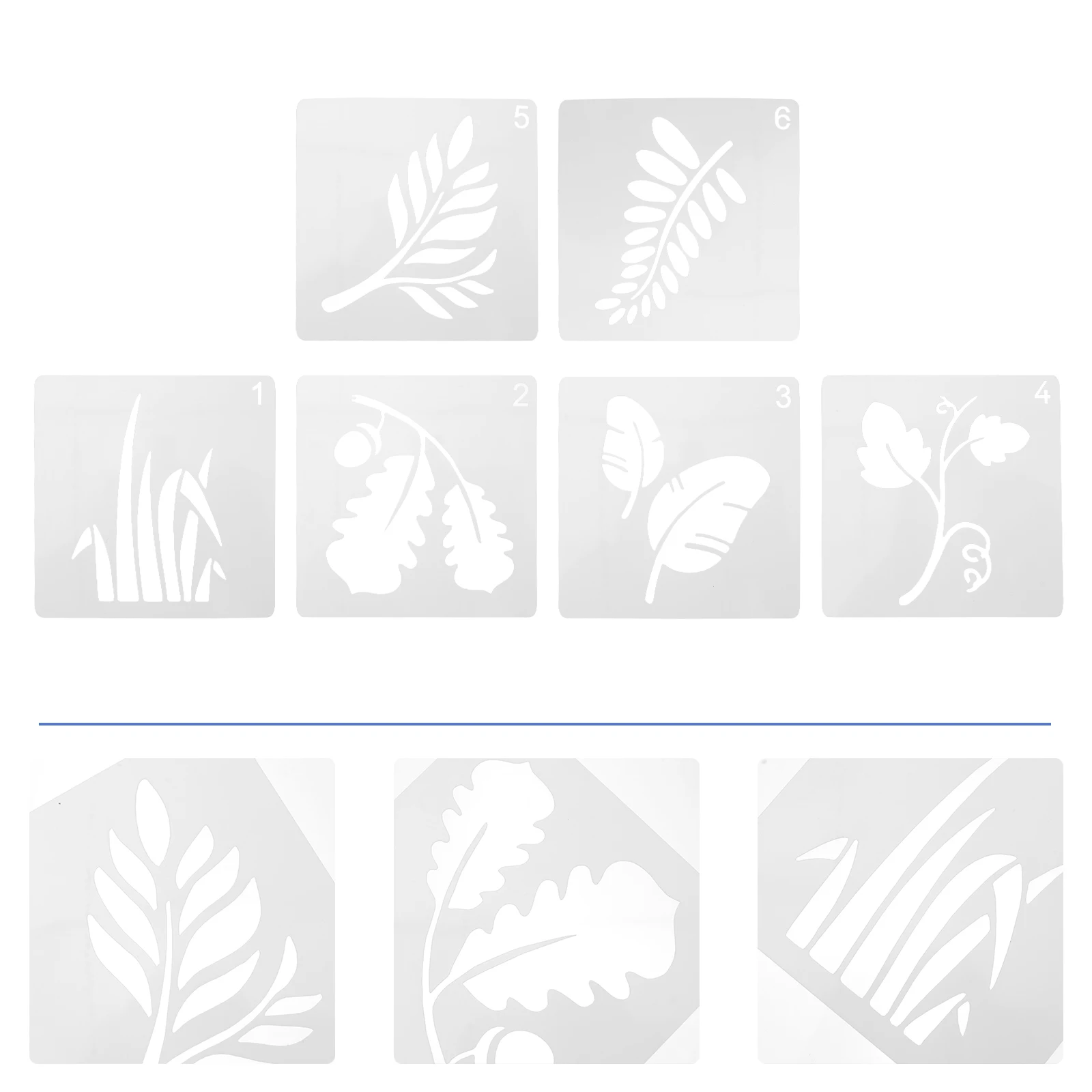 

12 Pcs Leaf Painting Template Art Stencils Templates Leaves for Drawing DIY Hollow