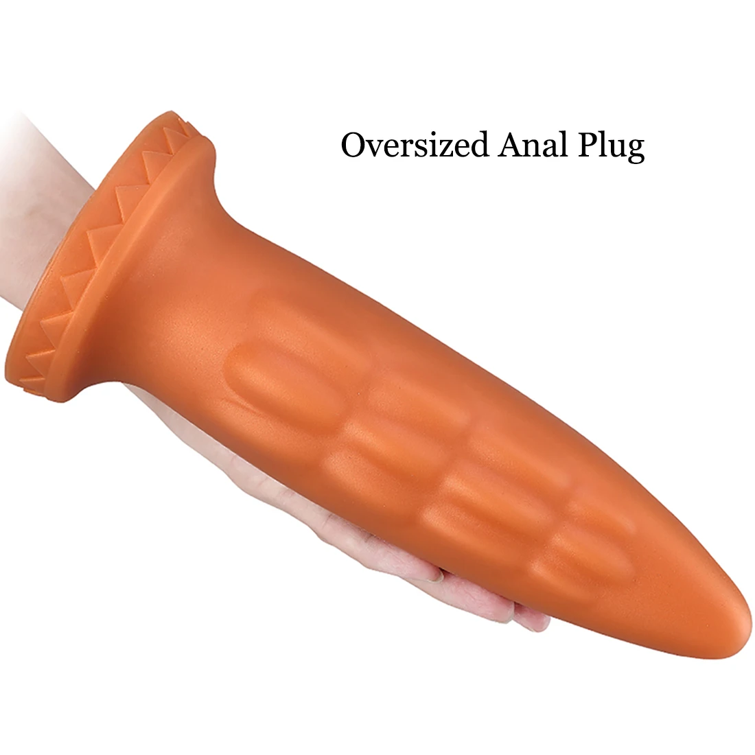 Oversized Liquid Silicone Anal Plug Dildos Soft Tongue Penis Anal Dilator Stimulate Anus Vagina Butt Plug Sex Toys Masturbator