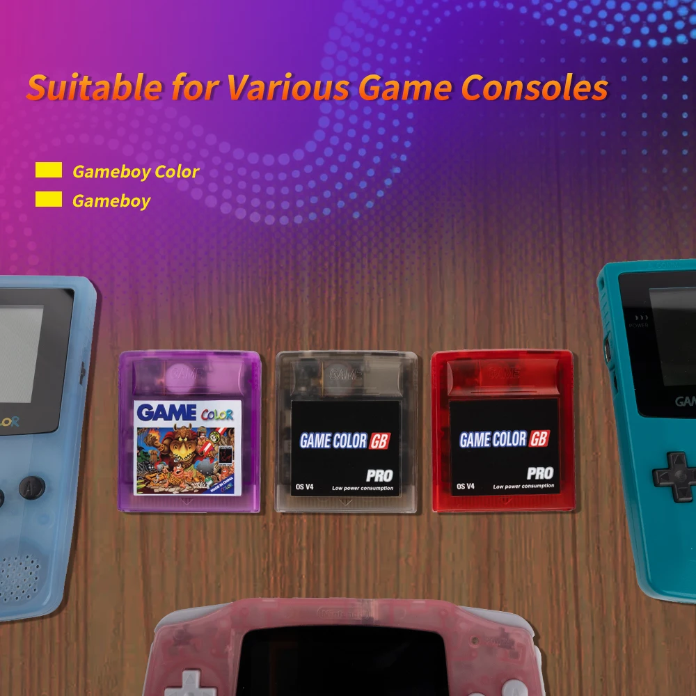 جميع خرطوشة ألعاب 2250 في 1 لـ Gameboy Color Game Boy Everdive Cart GB GBC مجموعة ريترو مع وظيفة إعادة تعيين زر واحد #4