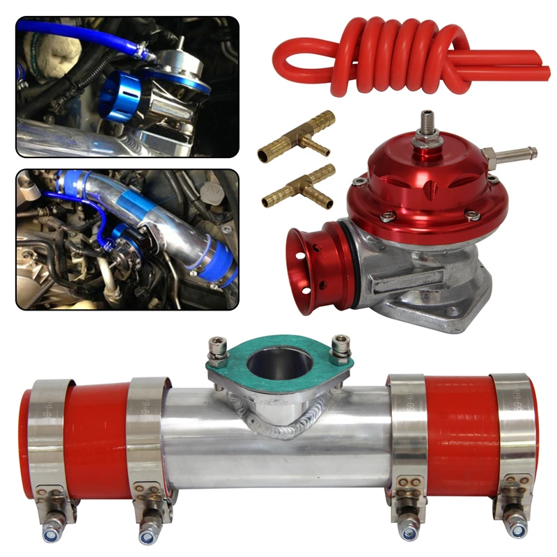 

Черный/синий/красный регулируемый турбовыдувной клапан 10 фунтов на квадратный дюйм + тип RS 2,25 дюйма, 57 мм, комплект адаптеров для фланцевой трубы