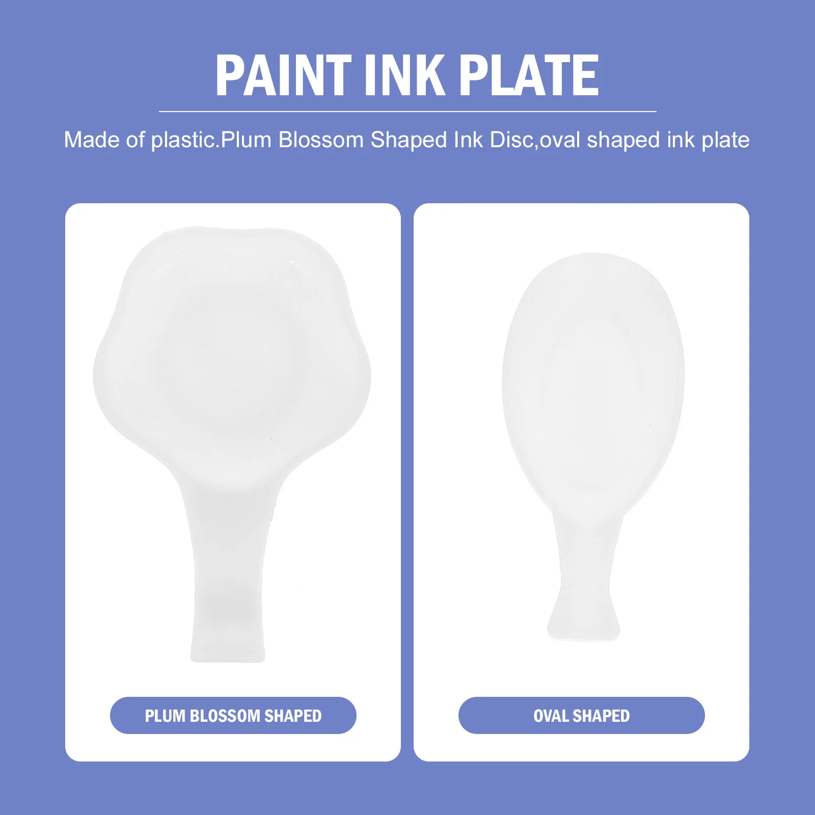 

40 Pcs Ink Disc Stationery Supplies Office Plate Sauce Cups Mini Dish Tray Paint Water Holder Calligraphy Home