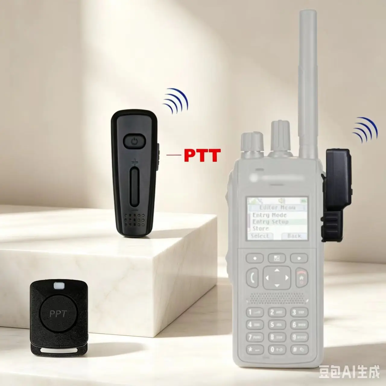 Walkie Talkie Wireless Earpiece Bluetooth Headset Two Way Radio BT Earphone For Motorola MTP3550 MTP3150 XiR6608 DP2600 XPR3000