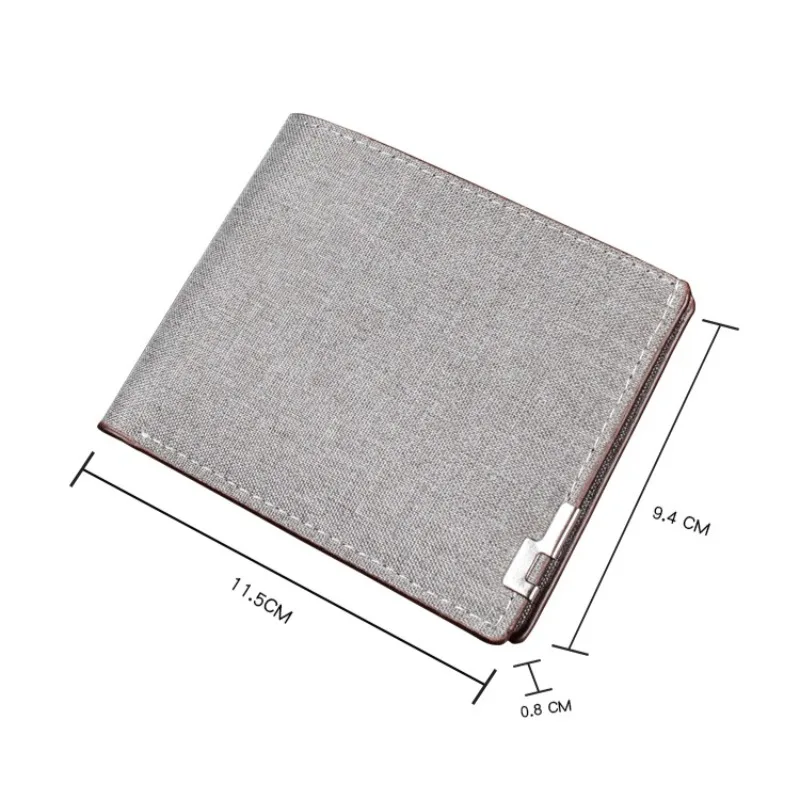 Carteiras jeans bolsas homens mulheres inserções negócios dobrável carteira de couro imagem bolsa de moedas fino dinheiro cartão de identificação de crédito titular saco