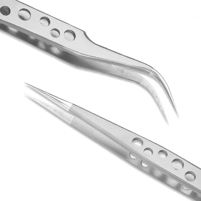 Электроника Промышленные пинцеты Антистатические изогнутые прямые кончики Прецизионные щипцы из нержавеющей стали Наборы ручных инструментов для ремонта телефонов