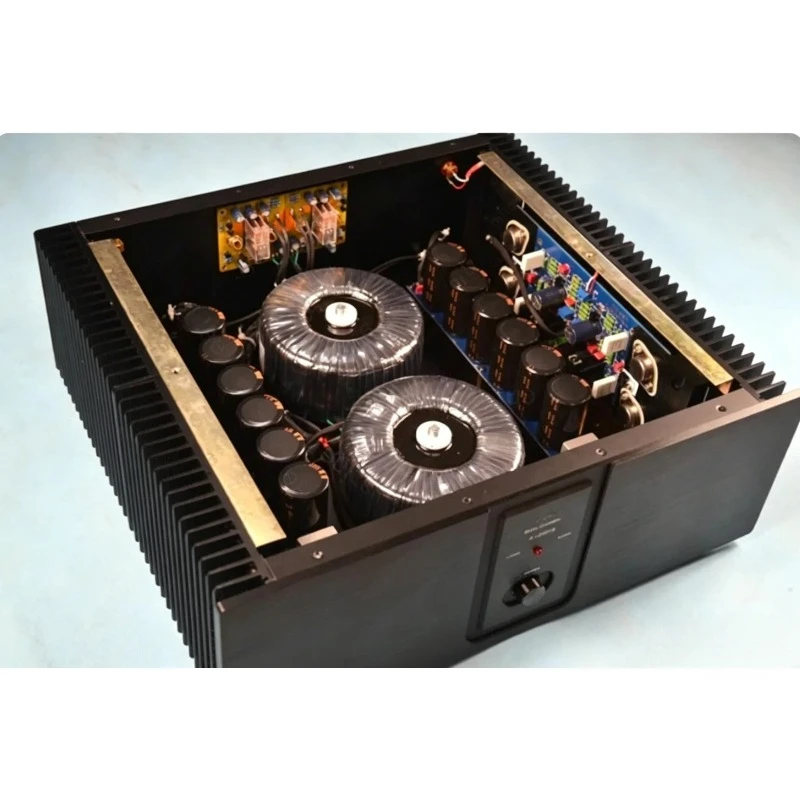 AM-90 Audiophile HiFi Pure Post-stage Power Amplifier, Double Niu, Gold Sealed Tube Double Parallel 8 Tube Class A
