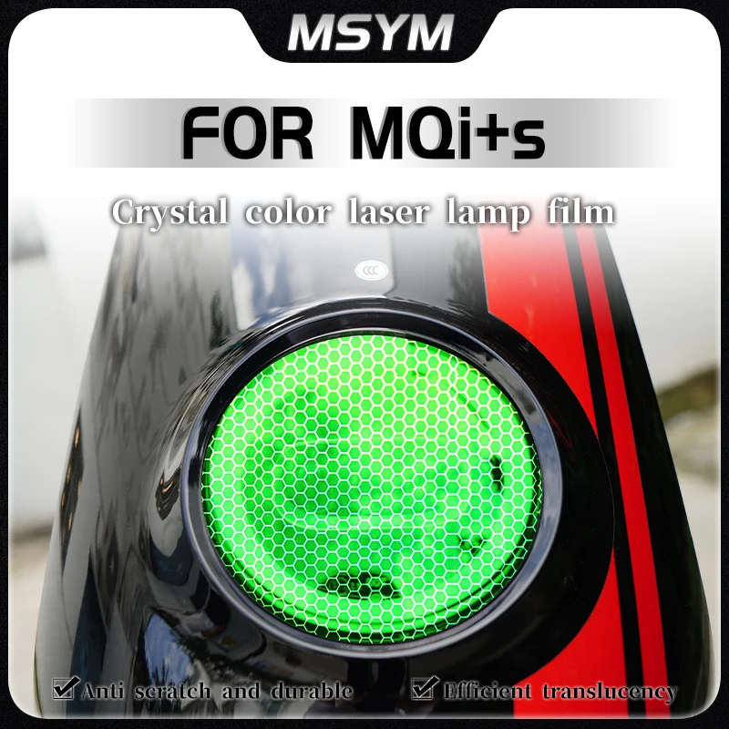 

FOR NIU MQi+s mqi+s Headlight film honeycomb laser protective film transparent sticker modification accessories