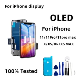 NEW OLED Screen For iPhone X XR XS MAX 11 12 PRO MAX LCD Display  Support 3D Touch True For iPhone 7 8 Plus X XS 11 Incell Scree