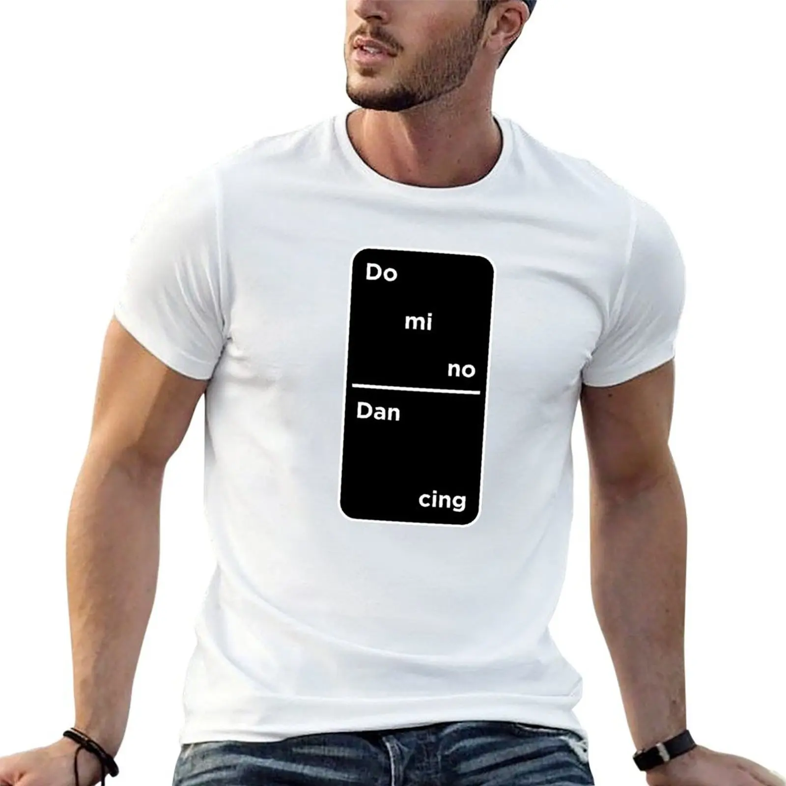 Domino Dancing 2 T-Shirt football t shirt blanks men t shirts high quality