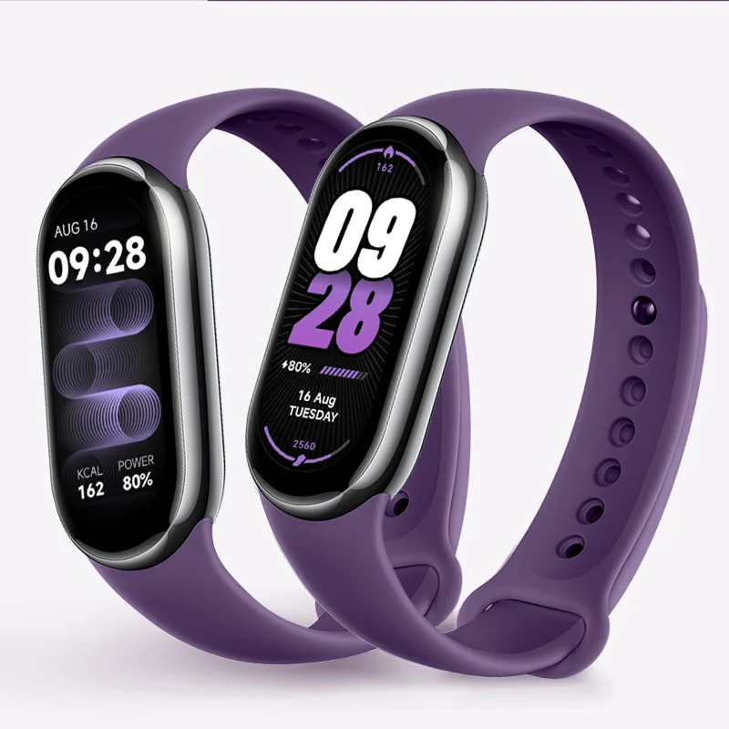 Uhrenarmbänder für Xiaomi Mi Band 8 9, NFC-Smartwatch, Ersatzgürtel, Sportarmband, Correa Mi Band 8/9, weiche Silikone, Zubehör