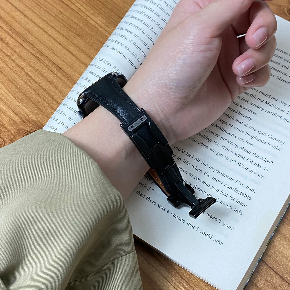 High end Strap For Apple Watch Ultra 2 49mm 45mm 44mm 42mm 46mm 41mm Metal Bracelet Wristband Correa iWatch 10 9 8 7 6 5 4 Band