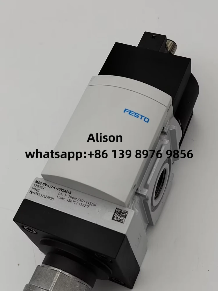 

FESTO Soft start/quick release valve MS6-SV-1/2-C-10V24P-S 578769