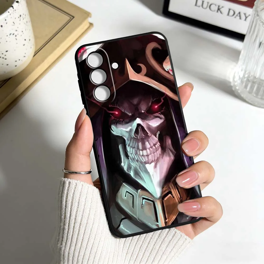 AnimeOverlord  Comics Art For Samsung Note 20 10 A73 A72 A71 A56 A55 A54 A53 A52 A51 A42 A41 A36 A35 A34 Black Phone Case