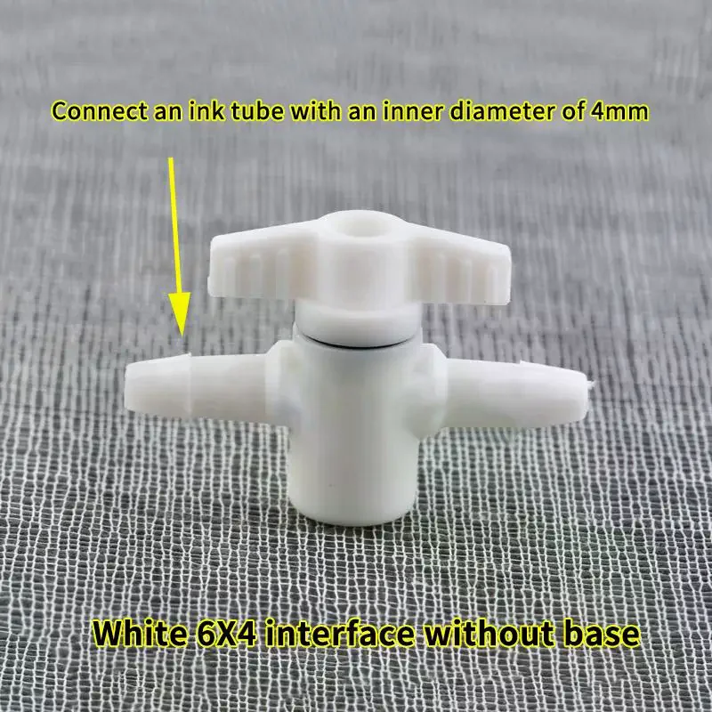 2/8PCS Plastic 2 Way Ink Valve Two Ways For UV Printer Flora Xuli Roland Aifa Ink Tube Switch CISS System Manual Valve