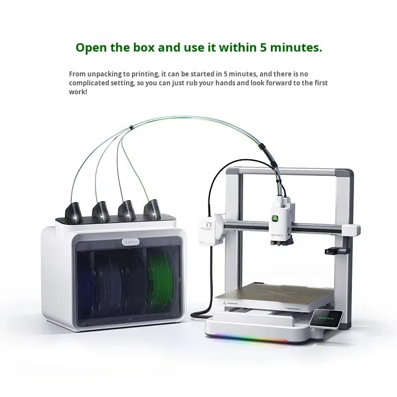 I7 3D Printer I7 Combo Home Desktop Multi-color High-speed Printing Auto-leveling New Student