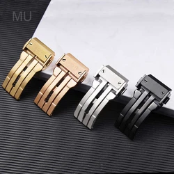 Skin Friendly Solid Stainless Steel Fold Buckle for Hublot Big Bang Yubo Waterproof Sweatproof Watch Accessories 18 20 22 24mm