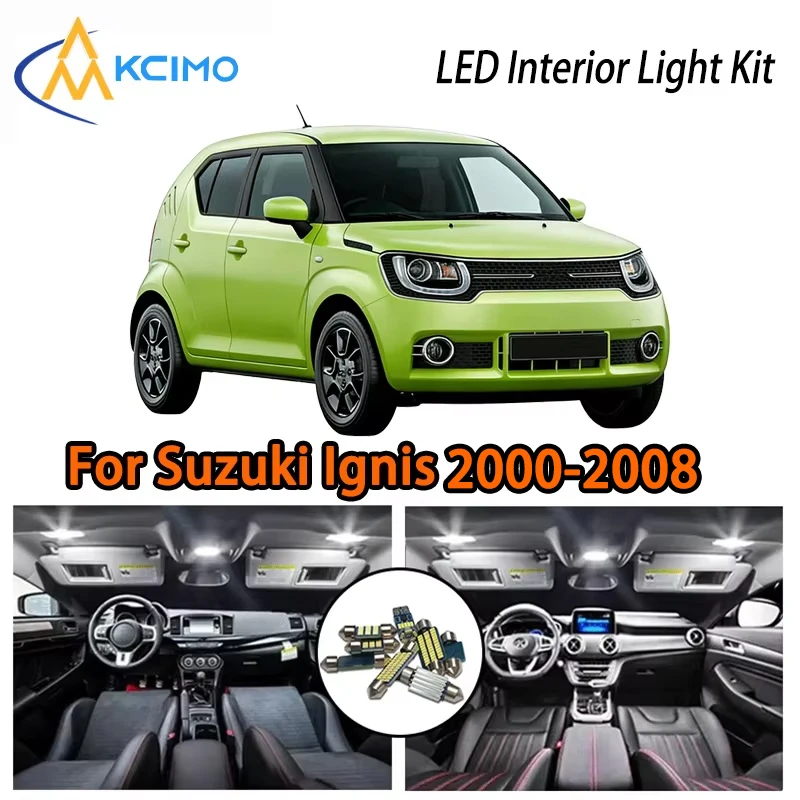 

Комплект светодиодной подсветки салона KCIMO для Suzuki Ignis 2000-2008 — 2 цвета, быстрая установка, долговечность