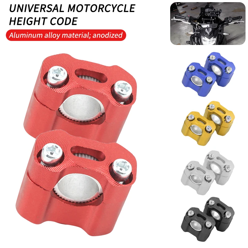 22mm 28mm Motorcycle CNC Bar Clamps Handlebar Risers Adapter For Motocross ATV Dirt Bike Honda Yamaha Kawasaki KTM Suzuki Parts