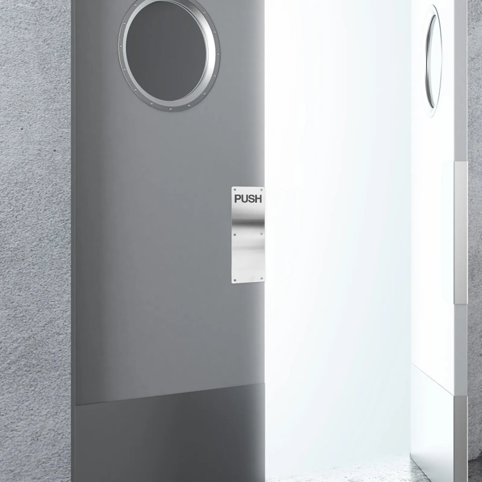 

Огнестойкая дверная ручка из нержавеющей стали, тягово-толкающая пластина, сверхпрочная, коммерческого класса, для внутренних и наружных дверей, простая установка