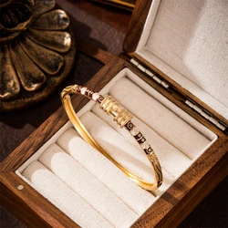 Fashion Stainless Steel Exquisite Jewelry Bracelet Women European and American Personalized Cuff Bracelet Accessories Wholesale