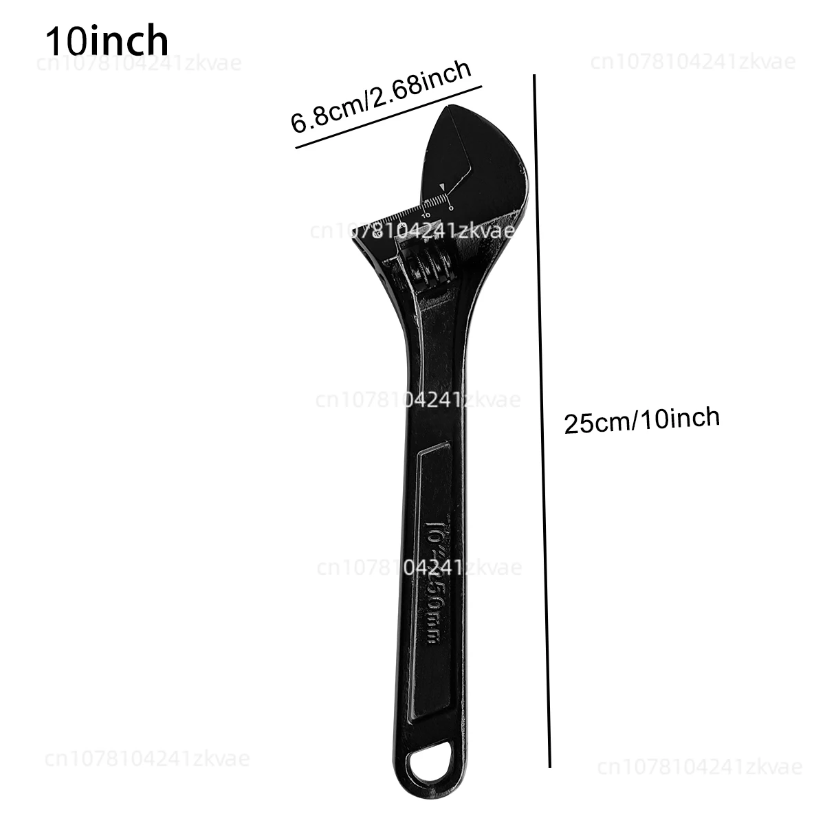 Electrophoretic Wrench 200mm 250mm 300mm Multi Functional Mini Short Handle Deformed Steel Bars Industrial Home DIY