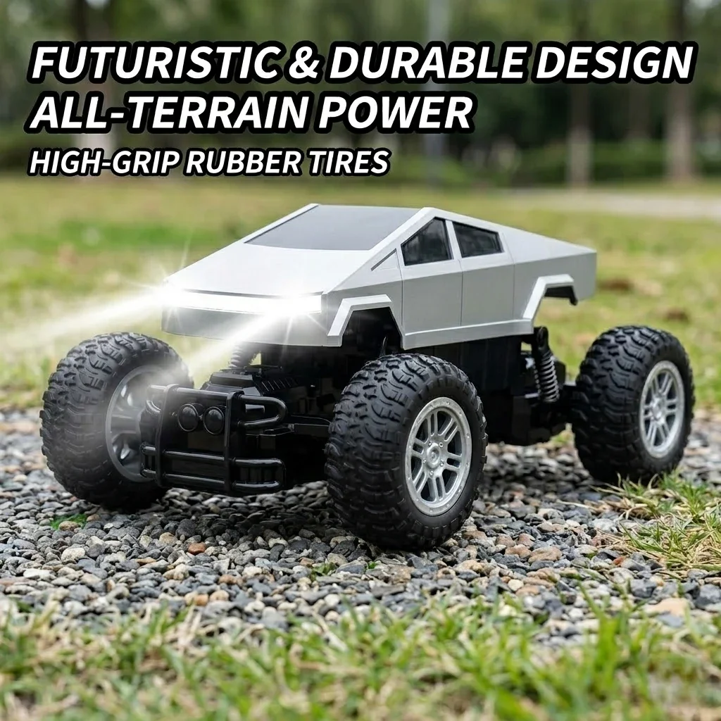 

1:16 Amphibious 4WD RC Stunt Truck – Waterproof Off-Road Remote Car with LED, 360° Spins, High-Speed Toy for Kids & Adults