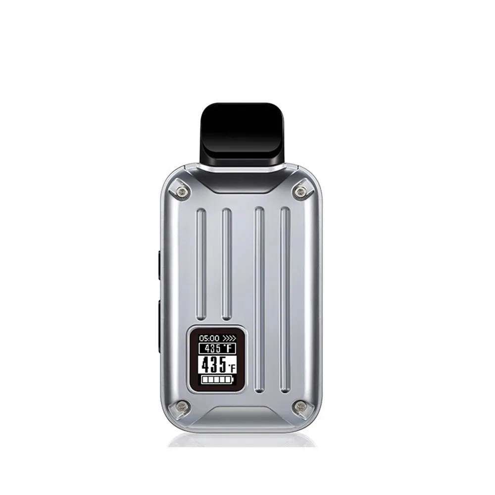 أحدث مبخر عشبي جاف لعام 2025 طقم أورانوس 2200 مللي أمبير في الساعة على شكل أمتعة مجموعة تدخين حرق جاف مجموعة شمع عشبي مبخر عشبي جاف