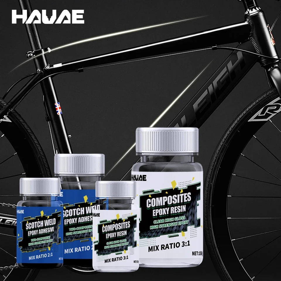 Carbon fiber Repair resine epoxy strong glue Repair car bicycle carbon fiber DIY carbon fiber resina epoxi transparente kit comp