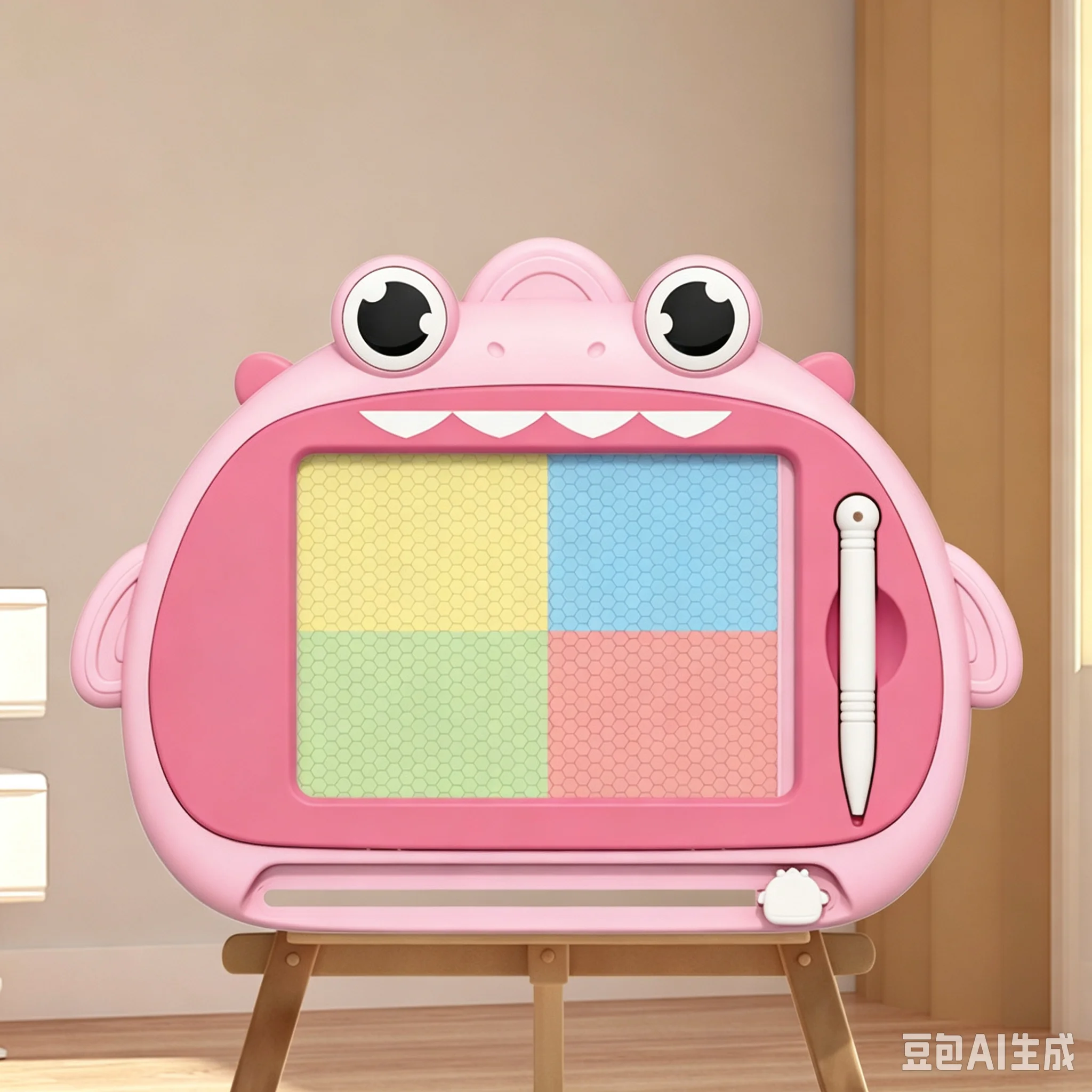 Children Magnetic Color Drawing Board, Erasable Graffiti Writing Pad, Montessori Educational Art Drawing Toy for Kids
