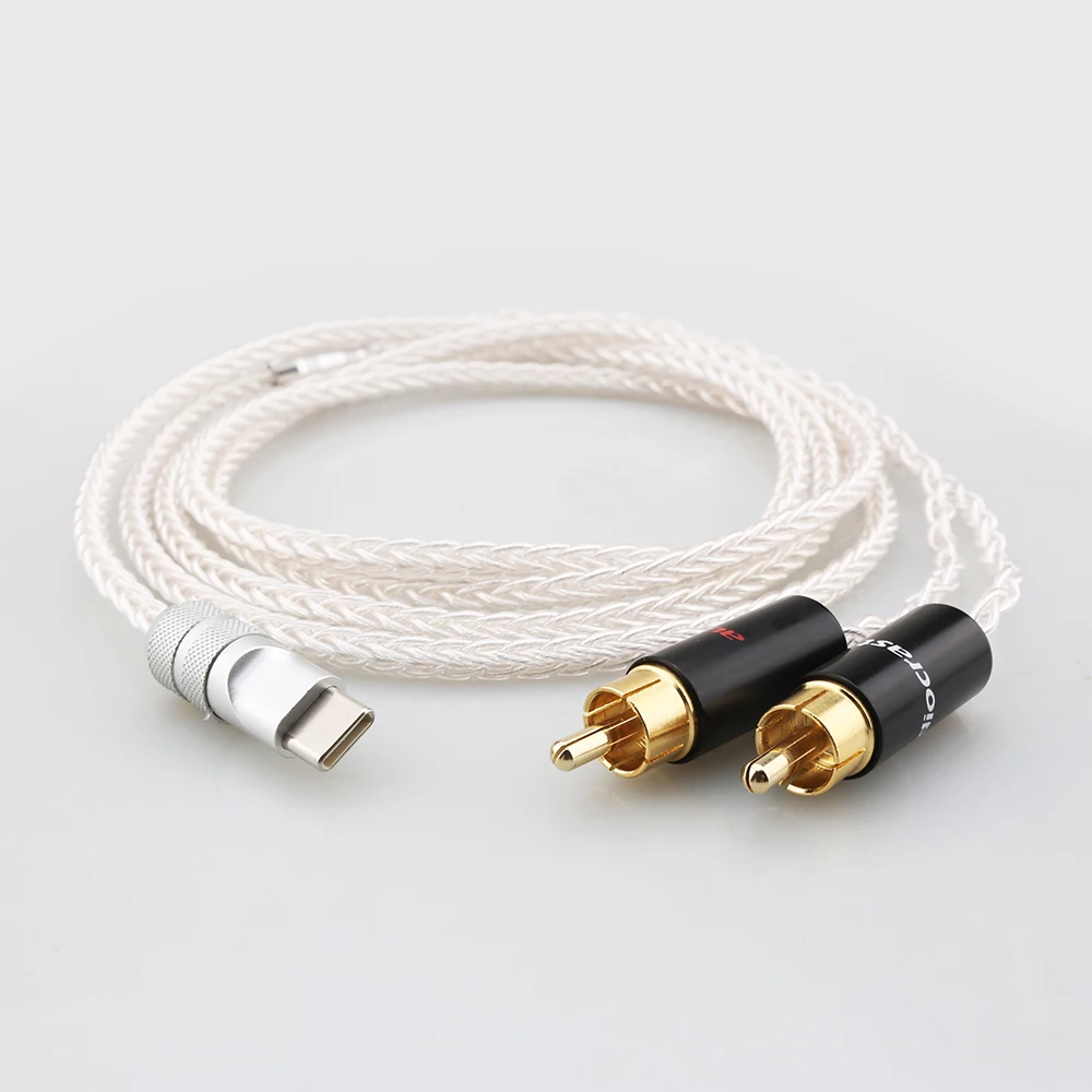 Cable de Audio HiFi híbrido (halógeno F) de Van Den Hul The D-102 III, de alta calidad, con enchufe RCA chapado en oro, cable de extensión VDH