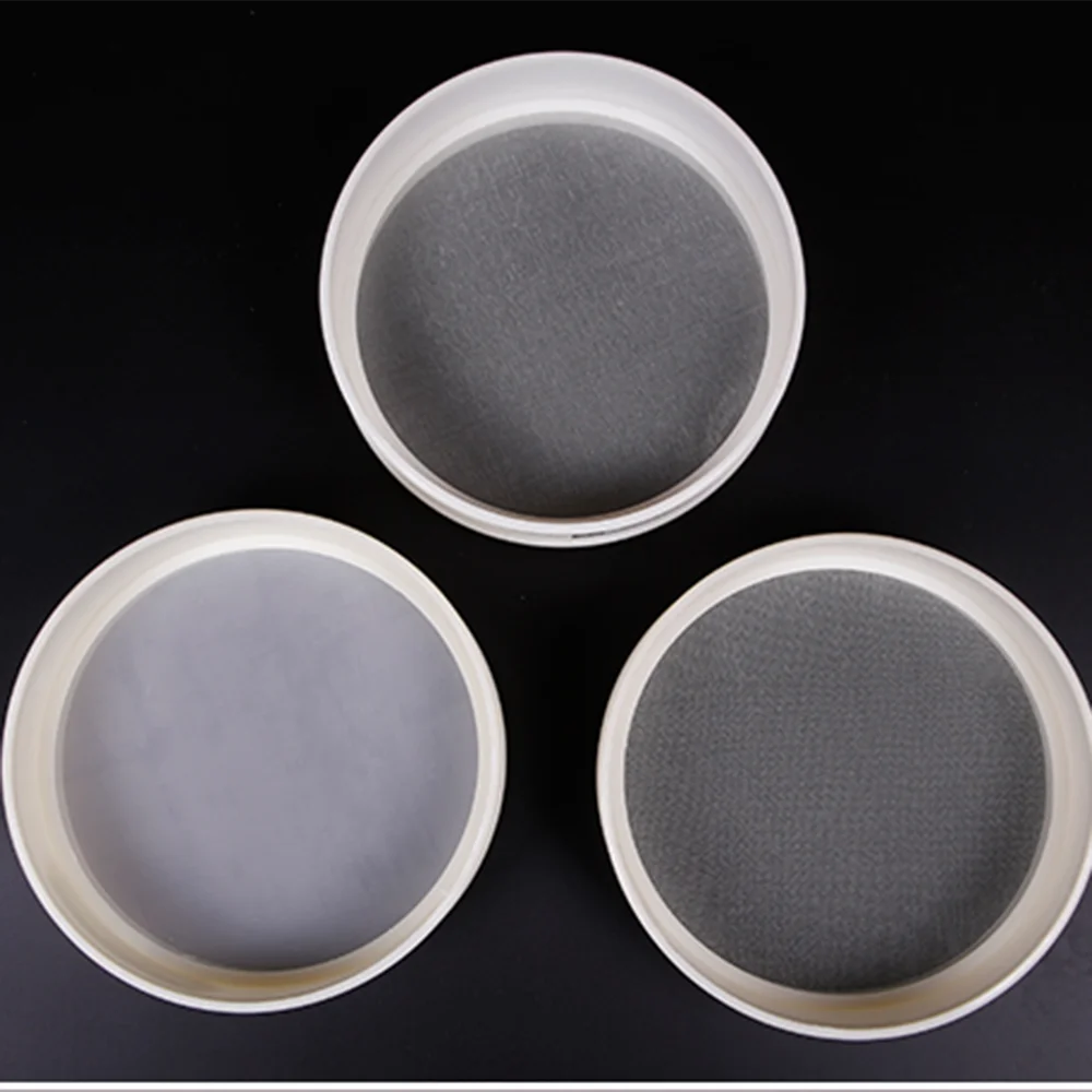 Dia 20CM 5-400 Mesh 4-0.0385mm Aperture Lab Standard  Nylon Test Sieve PVC