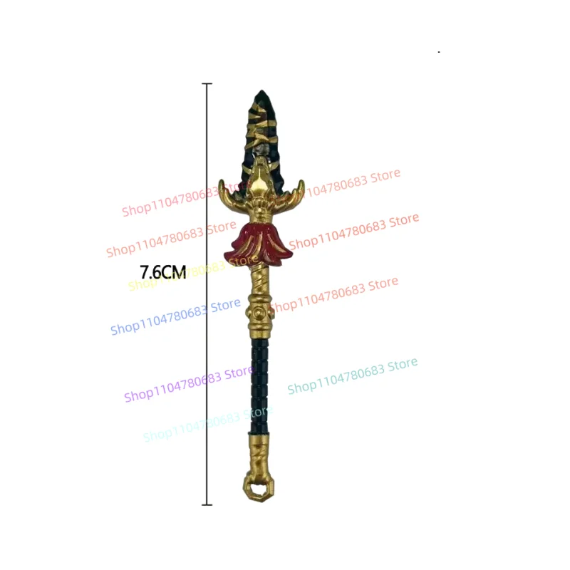 MOC Bouwstenen Kawaii Meisje Lange Speer Krijger Mini Figuur Assemblage Model Display Anime Cartoon Desktop Decor Speelgoed Cadeau