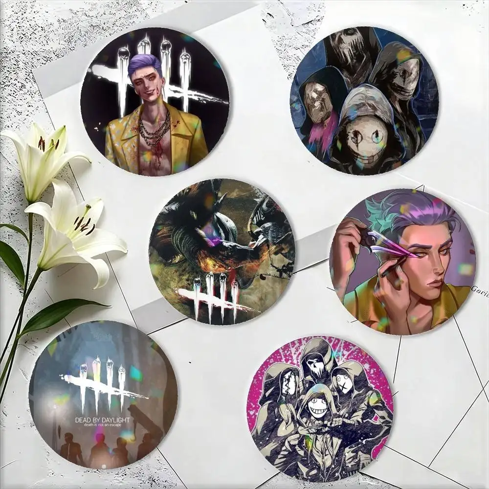 Art DBD Game Dead by D-Daylight 25mm 32mm 44mm 58mm 75mm Brooches Badges Pins for Accessories Gift
