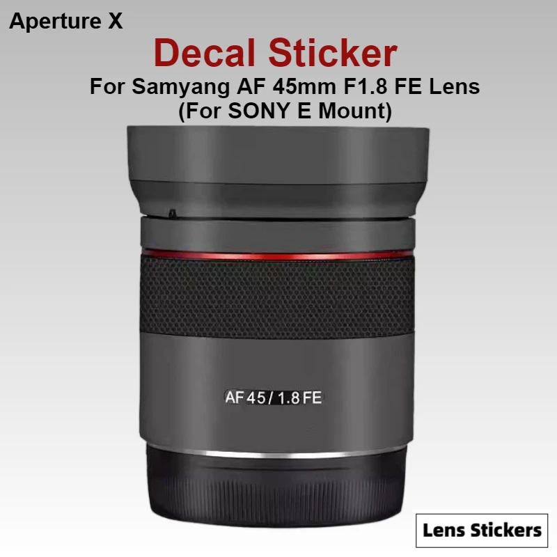 

Для Samyang AF 45 мм F1.8 FE для SONY E крепление объектива наклейка защитная наклейка на кожу виниловая пленка защитная пленка от царапин пальто AF45