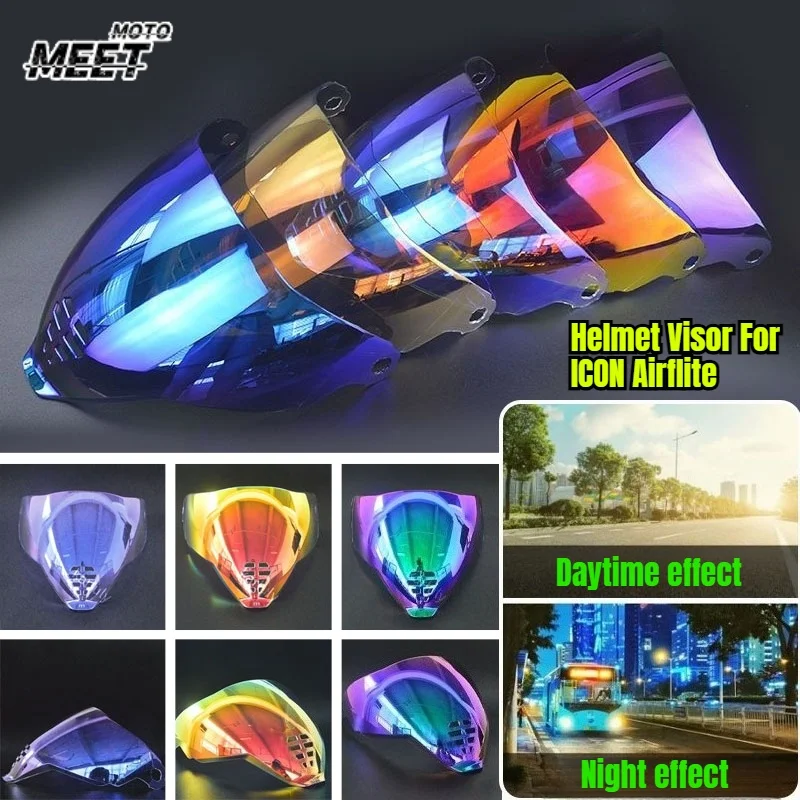 

Для ICON Airflite мотоциклетный шлем щитки защита от ультрафиолета Cascos Visera щиток для лица солнцезащитный козырек линзы лобовое стекло Viseira Capcete