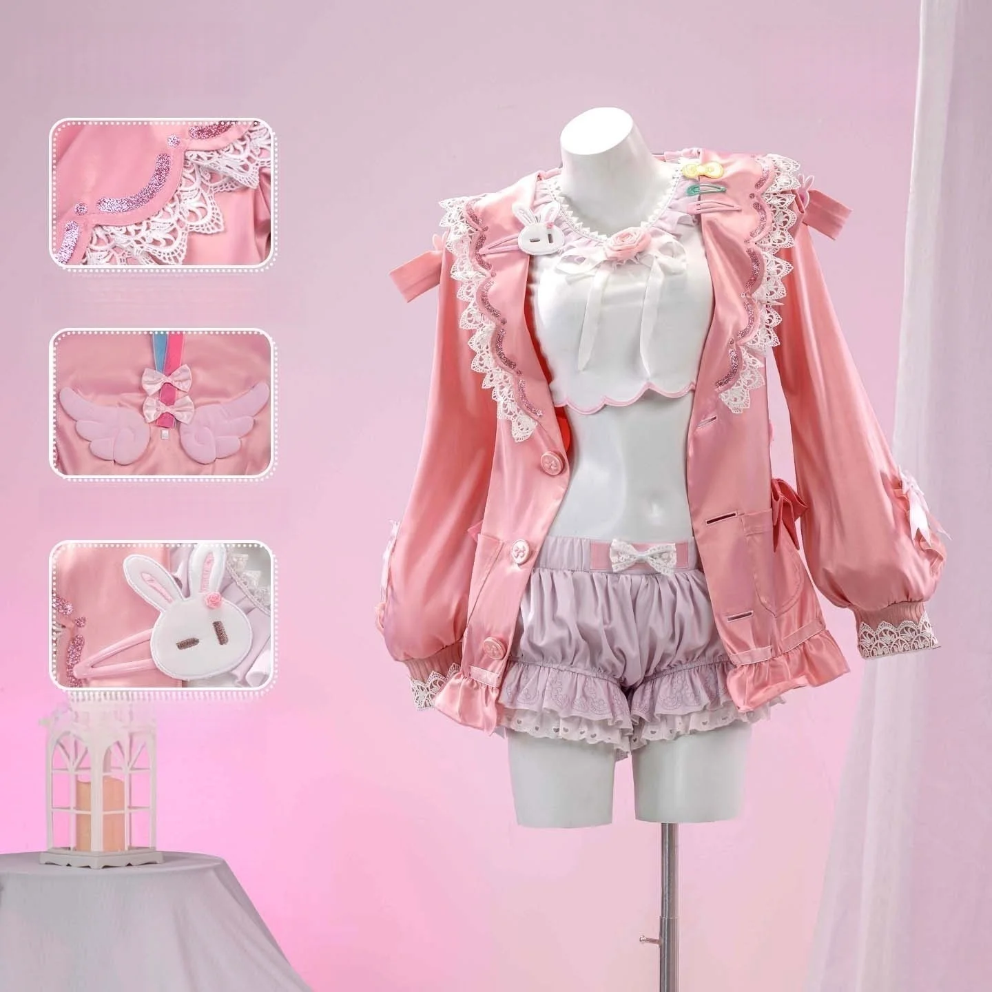 illusional Game Naraka: Bladepoint Kurimi Cosplay Costume Kurimi Sweet Pajamas Halloween Costumes