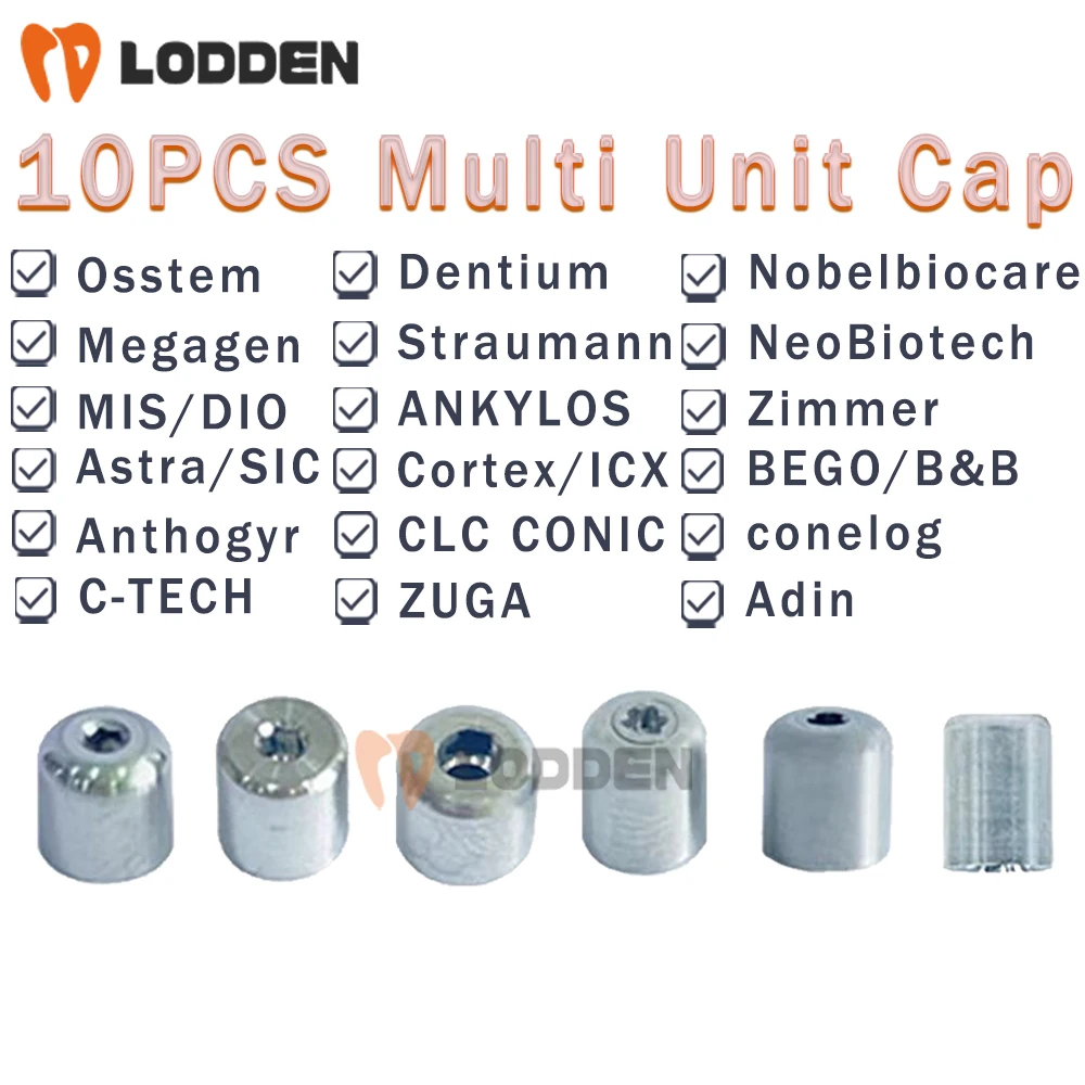 

10 шт. стоматологическая кепка для защиты OSSTEM/Megagan/ITI/Dentium/Nobel Biocare/NeoBiotech/Anthogyr/MIS Titanium MU