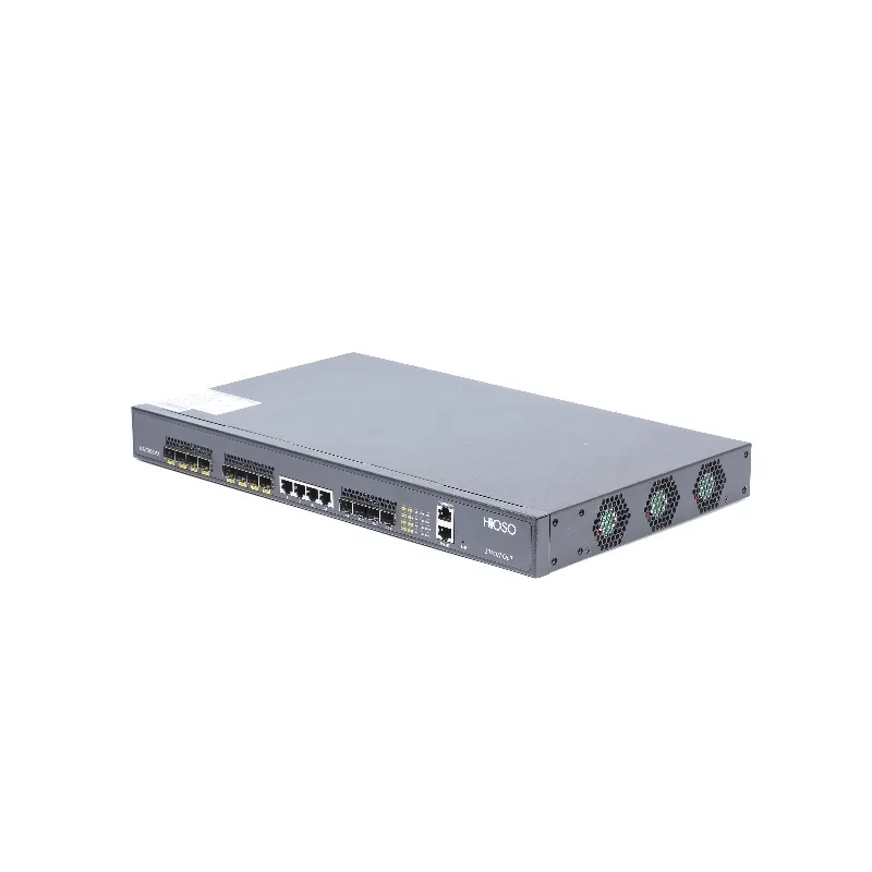 HA7308VX sans Modules Pon 8PON EPON OLT équipement à fibres optiques FTTx 8Ports Mini OLT FTTH 4 RJ45 4 Ports SFP 1000M