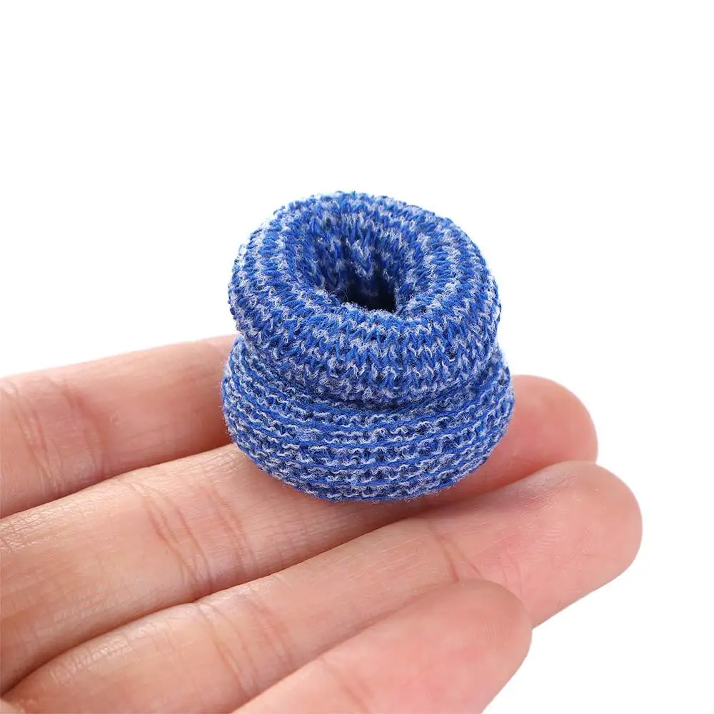 الرياضة والعتاد الرياضة السلامة الأزرق الأبيض 15x600 مللي متر التمريض ضمادة إصبع أنبوبي ضمادة غطاء الاصبع غطاء للأصابع إصبع ضمادة