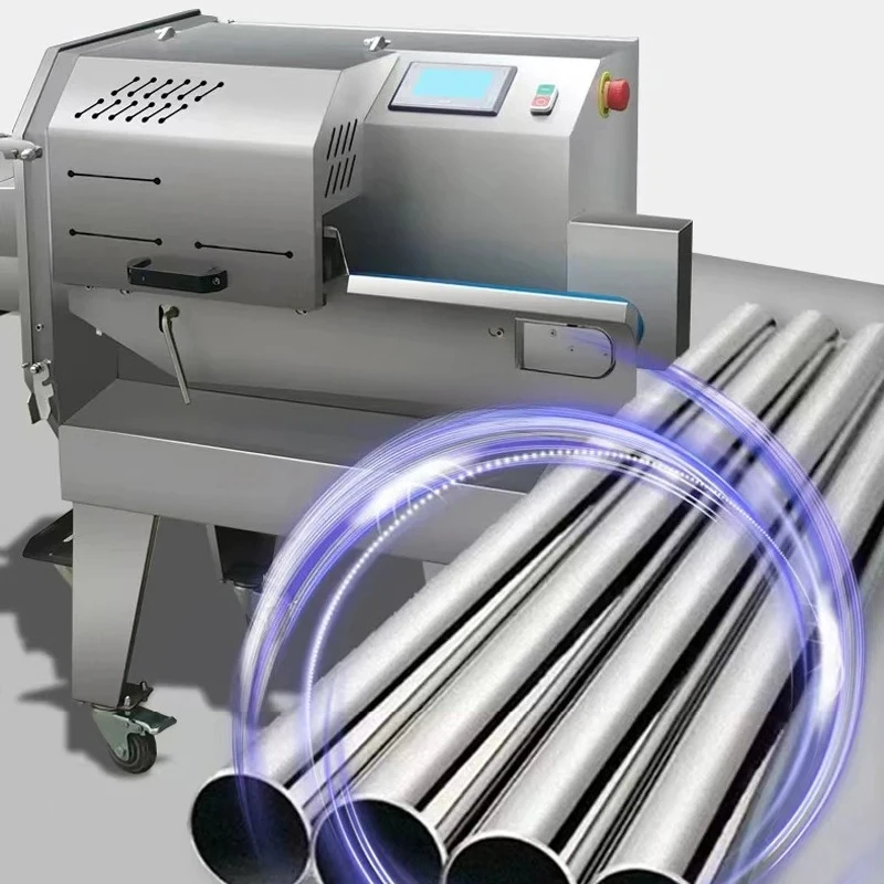 Commercial Electric Meat Slicer Fully Automatic Fresh Ham Cutter Fresh Meat Cutting Machine for Kitchen
