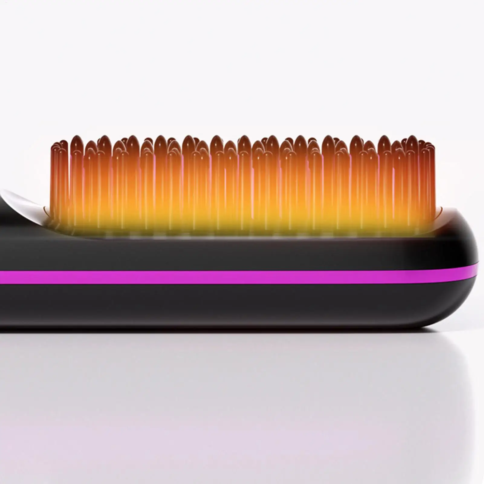 

Electric Heated Hair Straightener Brush 3 Modes Adjustable Cordless Touch Control Screen Styler for Home Travel Outdoor Salon