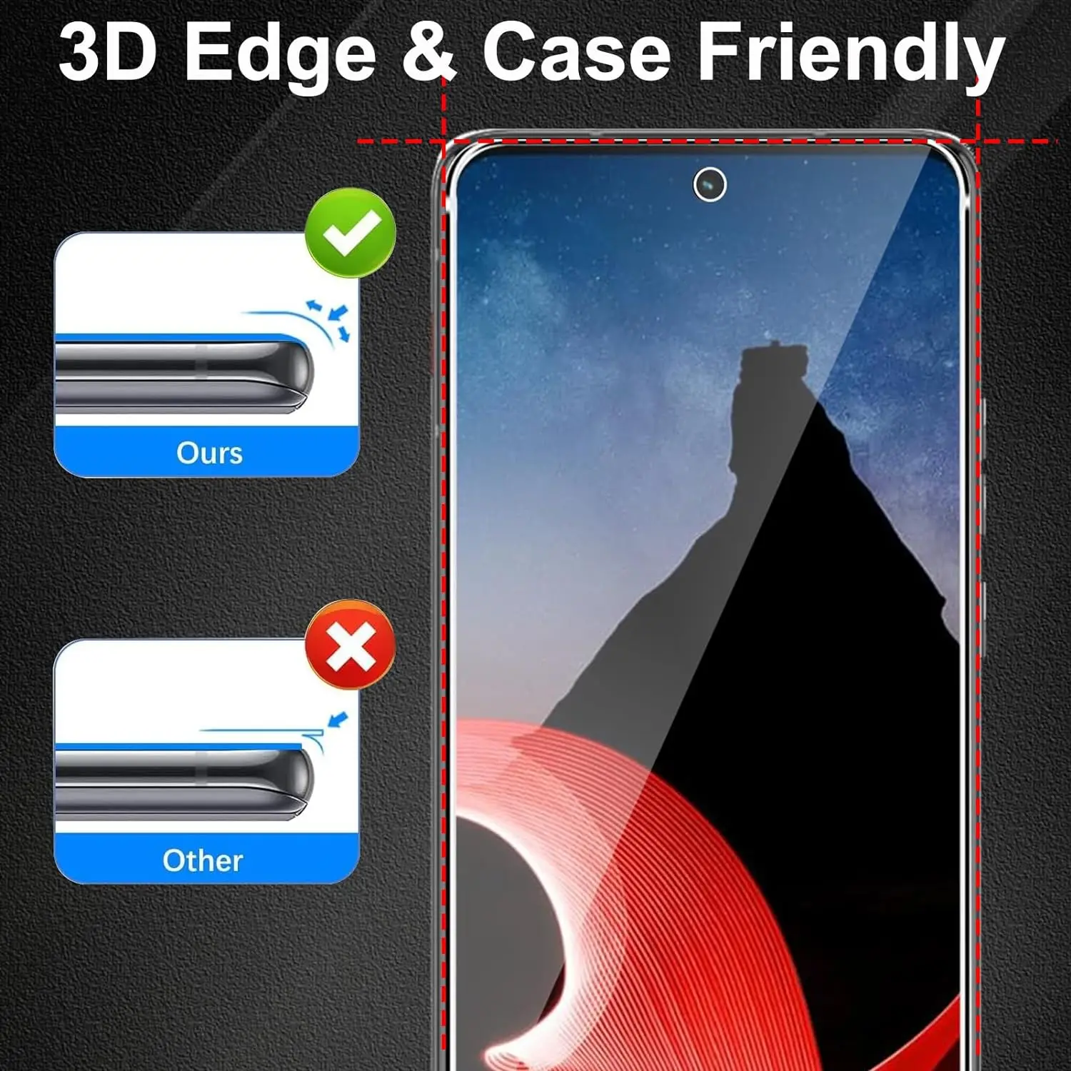 2.5D 9H Tempered Glass for Moto Thinkphone Screen Protector Camera Lens Film  for Motorola Moto Thinkphone 5G