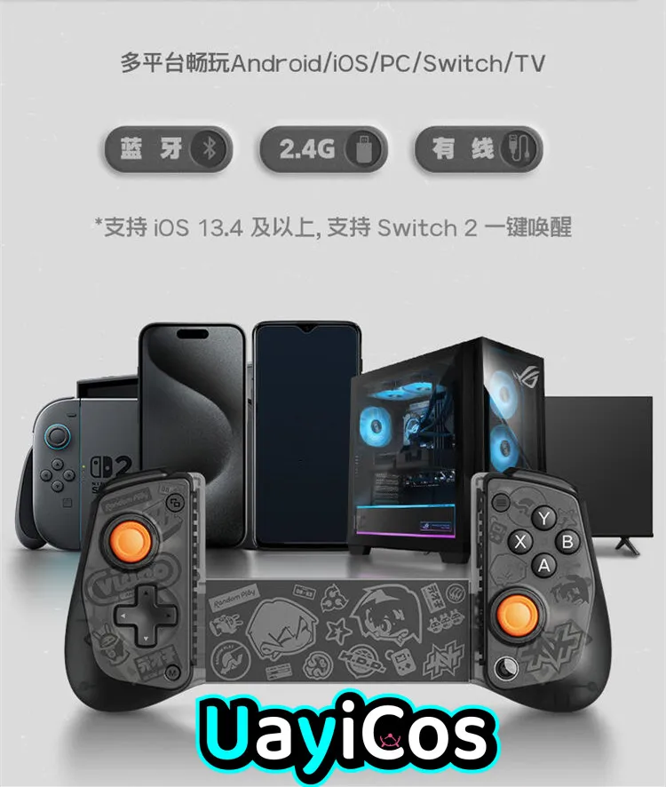 

In stock Original X5s Zenless Zone Zero Play Game Handle Gifts Box Game Controller Wireless Bluetooth Gamepads Ellen Joe Anime T
