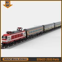 MOC EC Colosseum Train Building Blocks City Vehicle Series Technology Bricks DIY Assembly Model National Collection Toys Gift